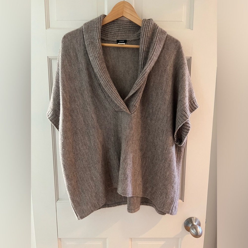J. Crew shawl sweater size small S